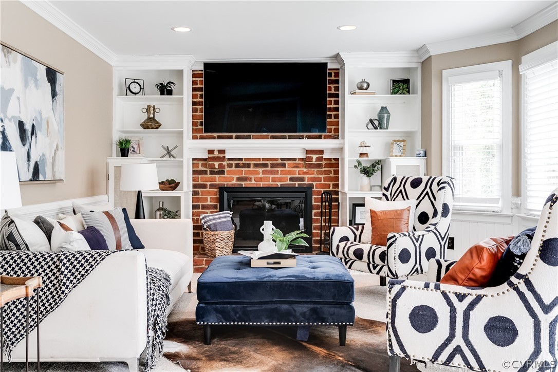 3300 East Weyburn Road Richmond, VA 23235 - Photo 16 of 46 a living room with furniture and a flat screen tv