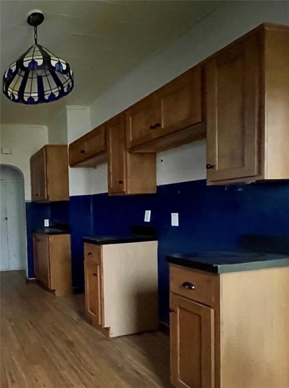 424 Ridge Avenue New Kensington, PA 15068 - Photo 6 of 15 a kitchen with a refrigerator and cabinets