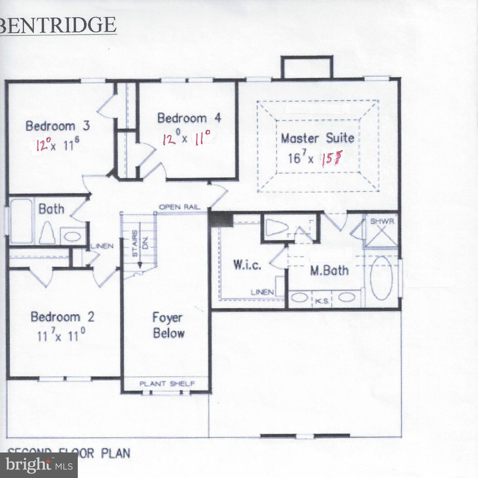 1099 New London Road Elkton, MD 21921 - Photo 4 of 4 Second Floor Plan