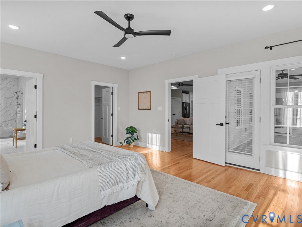 9018 Mahogany Drive Chesterfield, VA 23832 - Photo 37 of 49 Bedroom featuring light wood finished floors, a sp