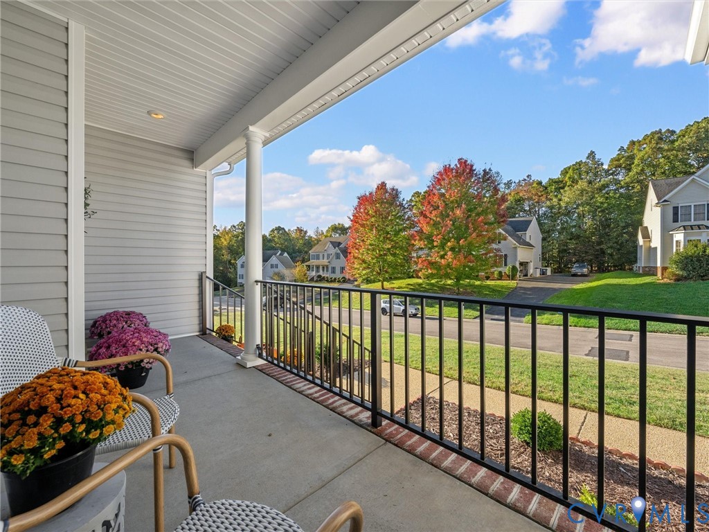 9018 Mahogany Drive Chesterfield, VA 23832 - Photo 10 of 49 Covered porch featuring a residential view