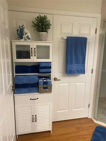 a view of front door of house