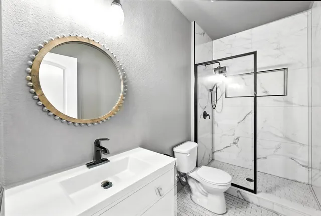 a view of a storage and utility room