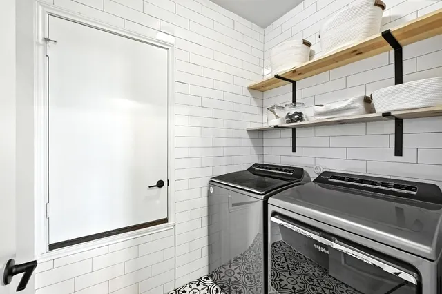 a outdoor space with chairs