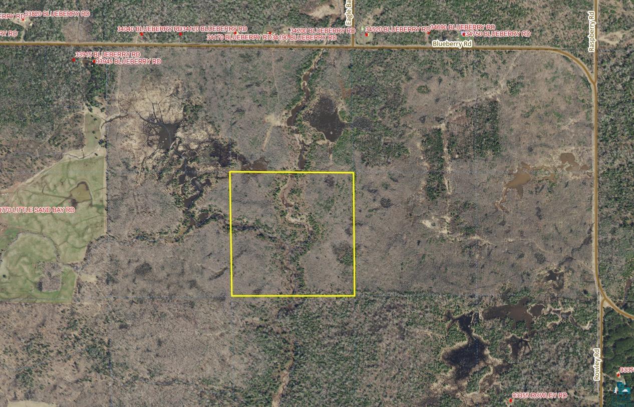 40-acres Near Blueberry Road Bayfield, WI 54814 - Photo 2 of 3 Aerial Medium View