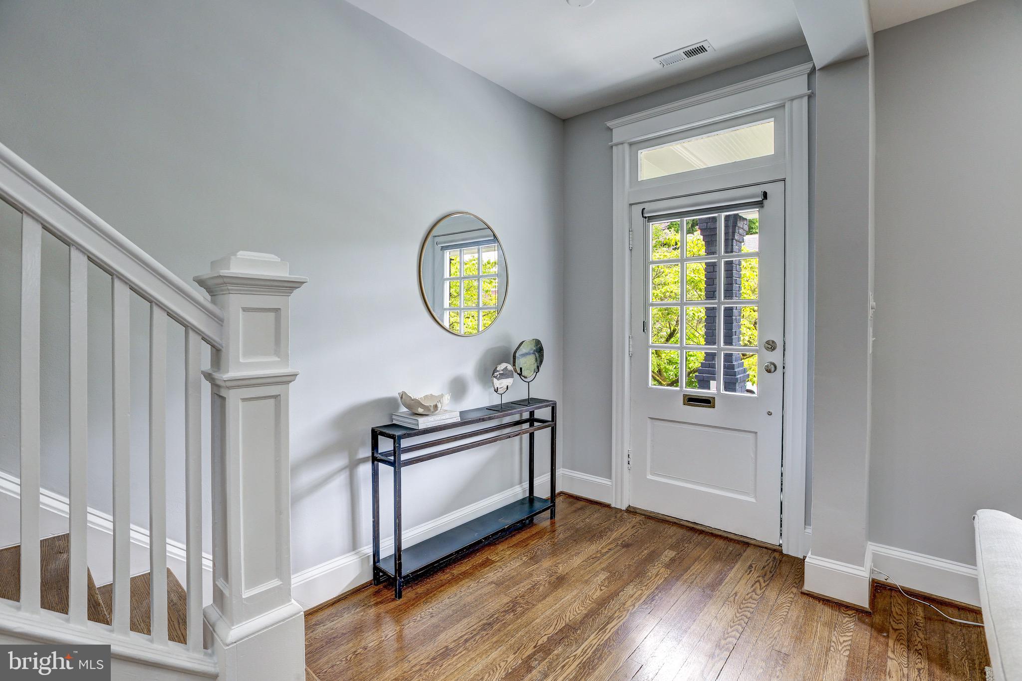 1928 37th Street Northwest Washington, DC 20007 - Photo 4 of 29 Warm Entryway