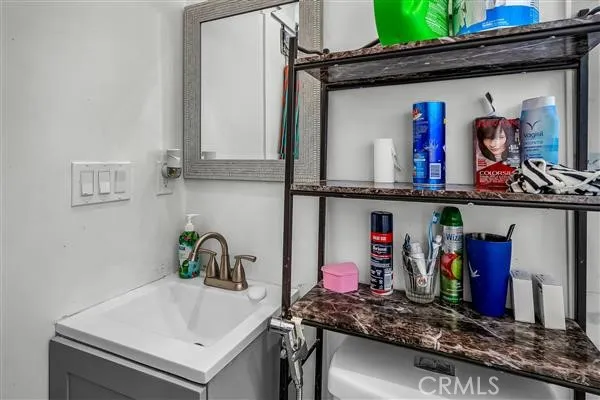 a view of storage and utility room