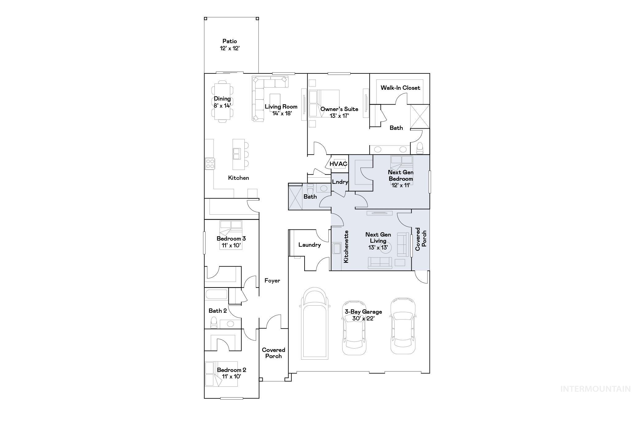 4310 Portofino Way Caldwell, ID 83607 - Photo 2 of 2 View of room layout