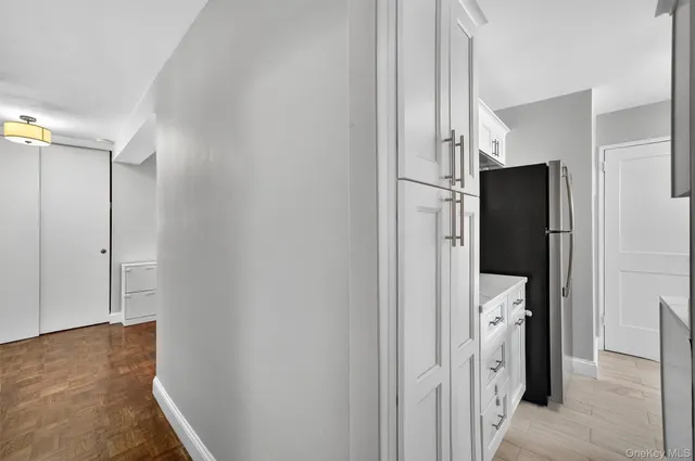 a view of closet area