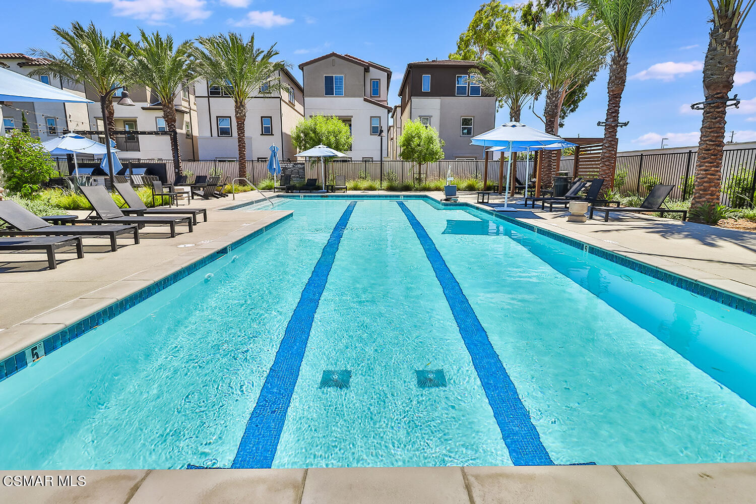 3068 Harrison Lane Simi Valley, CA 93065 - Photo 45 of 48 a view of swimming pool with outdoor seating