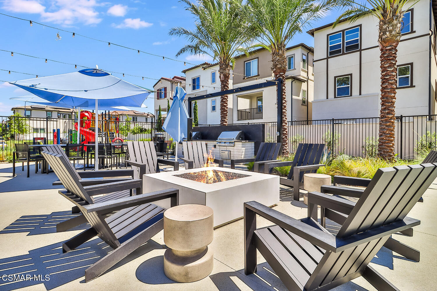 3068 Harrison Lane Simi Valley, CA 93065 - Photo 46 of 48 a view of a patio with swimming pool table and chairs