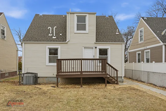 a backyard of a house