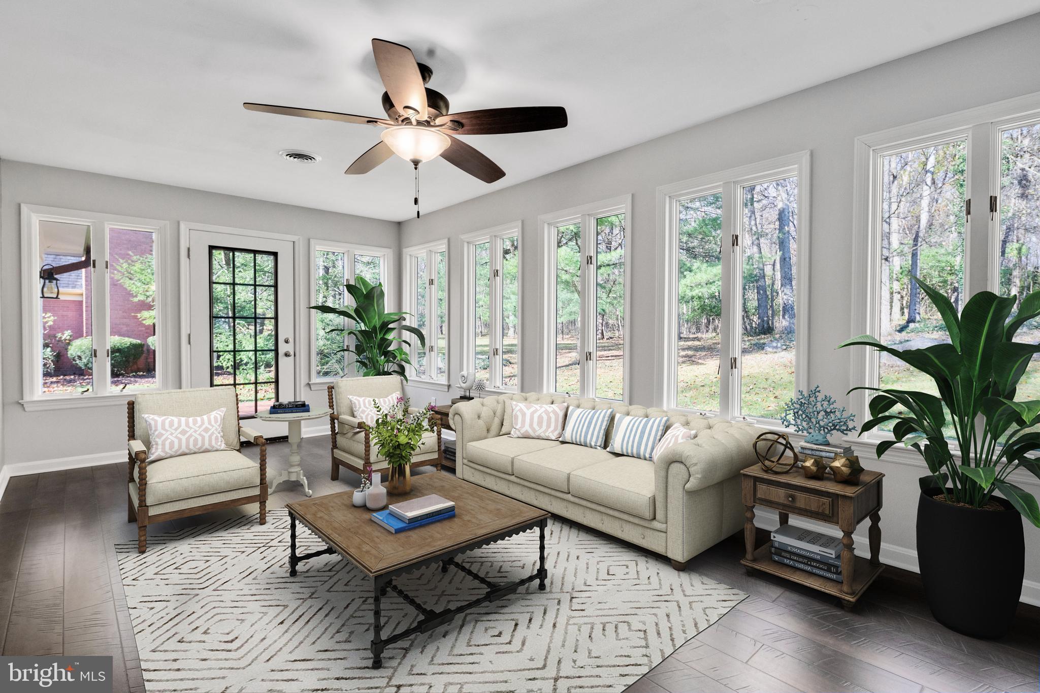 93 Hawick Road Inwood, WV 25428 - Photo 14 of 34 Sunroom Virtually Staged for Your Inspiration