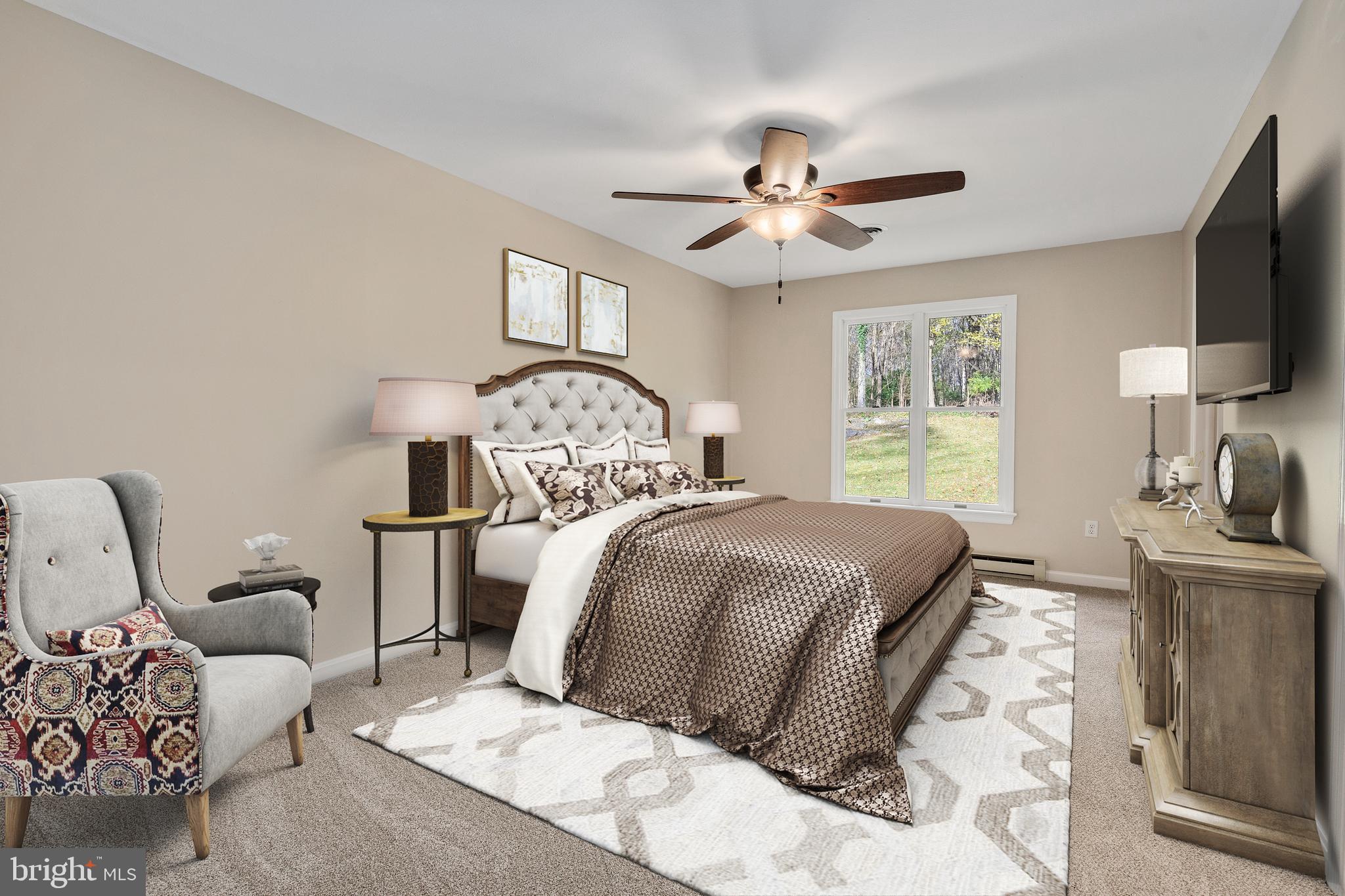 93 Hawick Road Inwood, WV 25428 - Photo 25 of 34 Primary Bedroom Virtually Staged for Inspiration