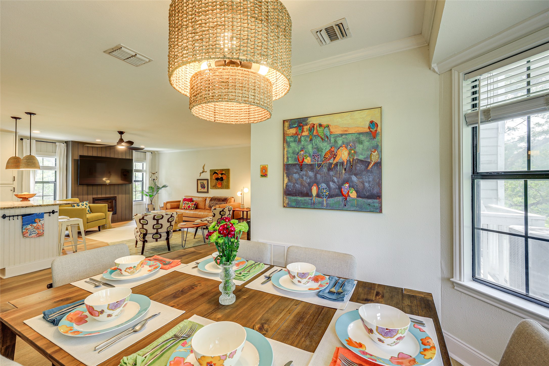 279 Waltons Way Seguin, TX 78155 - Photo 26 of 40 a living room with furniture and a flat screen tv