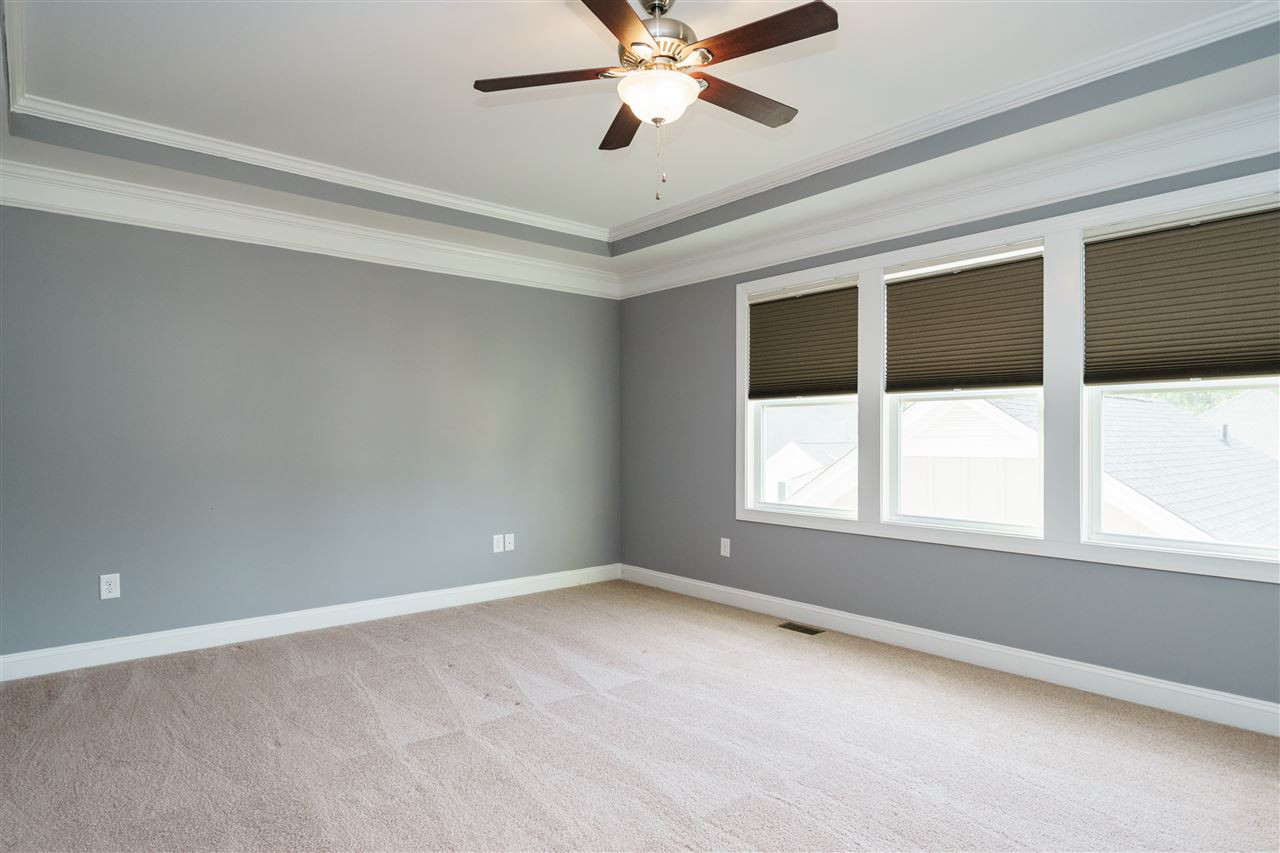 1334 Rodessa Run Raleigh, NC 27607 - Photo 14 of 25 BEAUTIFUL MASTER SUITE WITH TRAY CEILING, WIC, CEILING FAN, TWO WIC'S AND ATTACHED BATHROOM. MASTER SUITE