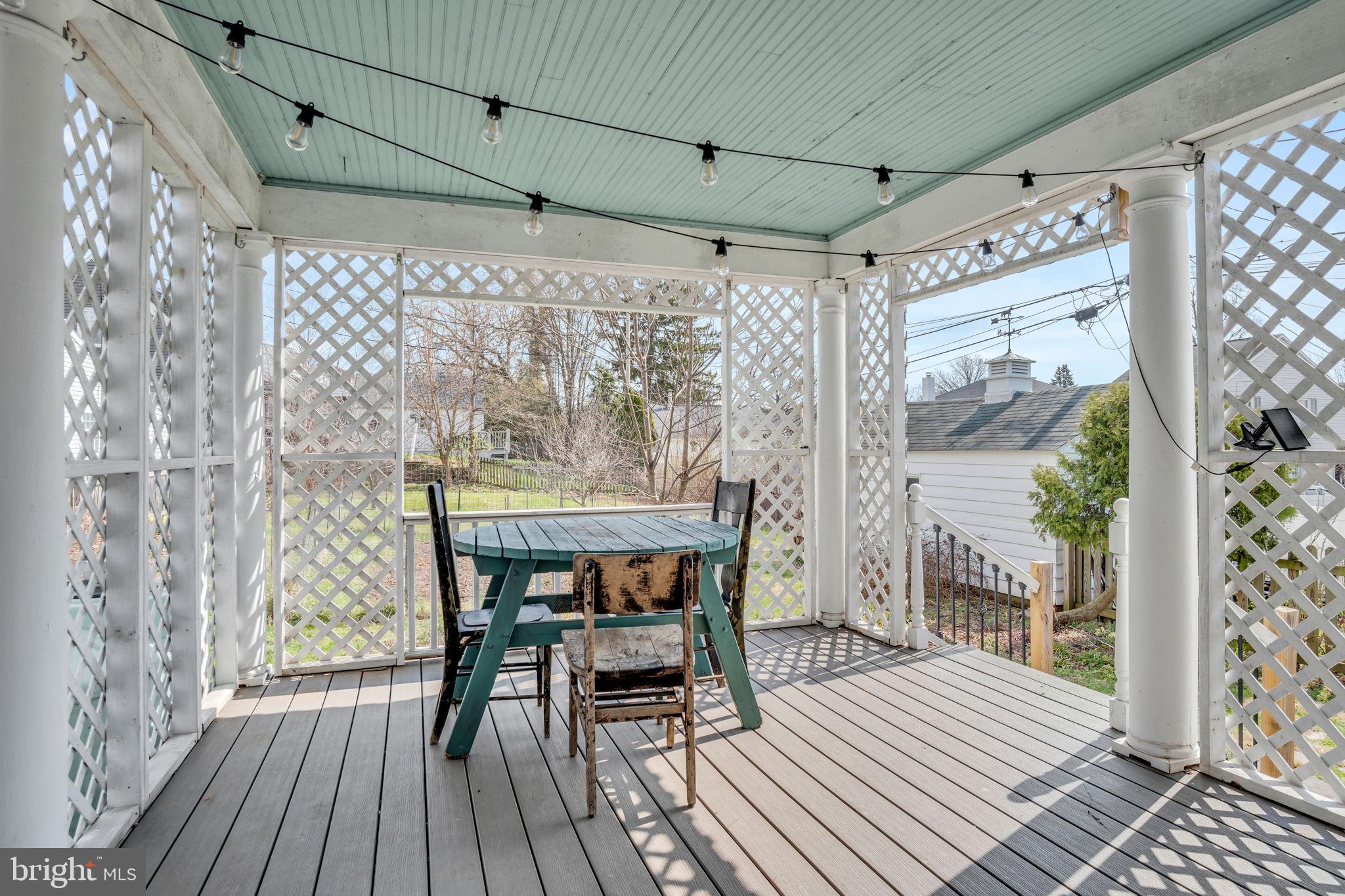 916 North Spring Street Middletown, PA 17057 - Photo 22 of 32 a view of a balcony with table and chairs
