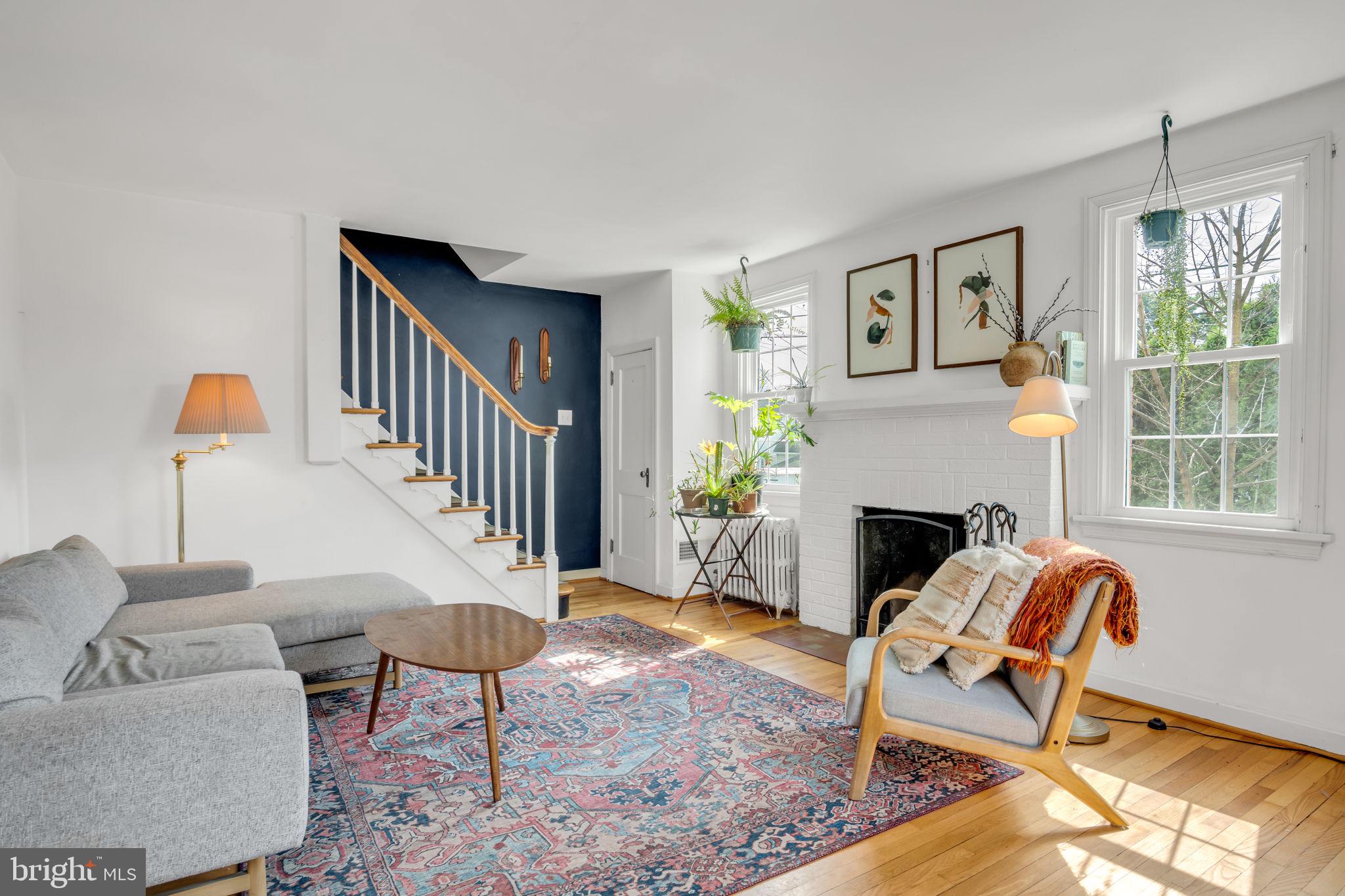 916 North Spring Street Middletown, PA 17057 - Photo 5 of 32 a living room with furniture and a fireplace