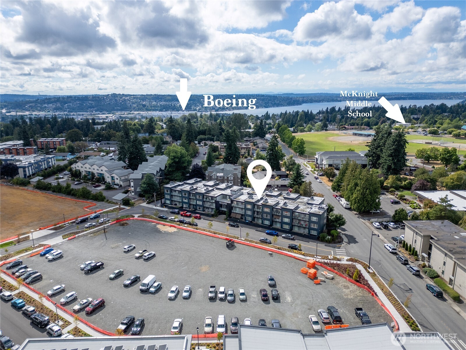 1175 Harrington Place Northeast, Unit 205 Renton, WA 98056 - Photo 25 of 30 an aerial view