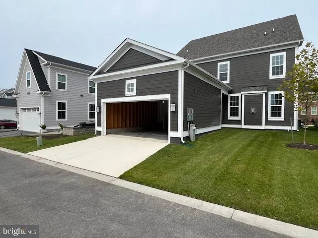 a front view of house with yard