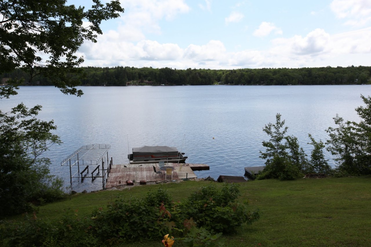 427 Pine Road Otis, MA 01029 - Photo 8 of 30 a view of a lake from a yard