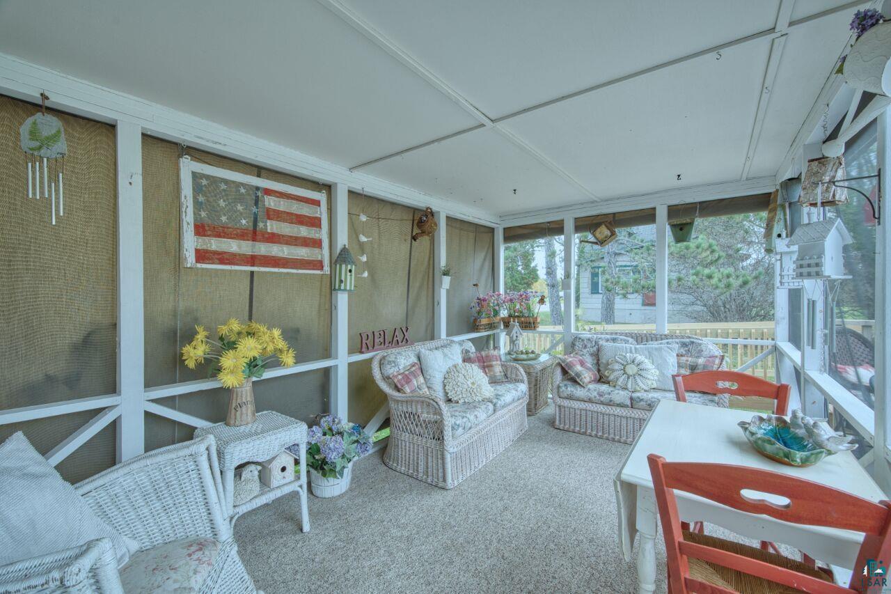 3360 North Leighton Road Hibbing, MN 55746 - Photo 32 of 60 Sunroom / solarium with outdoor lounge area