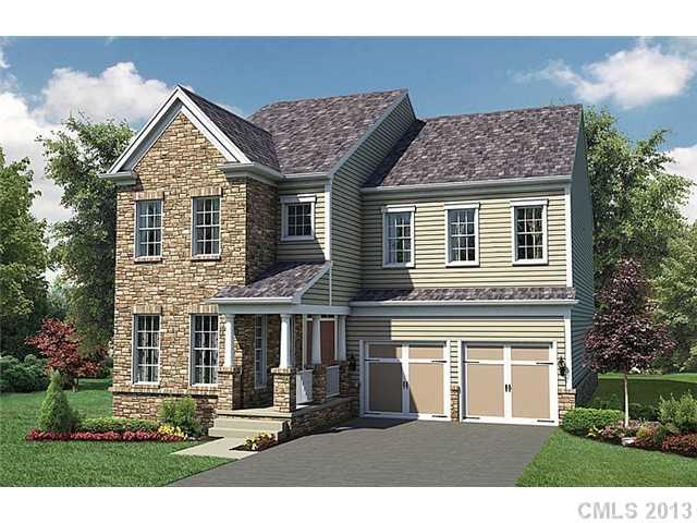 1437 Ridgehaven Road, Unit 160 Waxhaw, NC 28173 - Photo 2 of 10 a front view of a house with a yard