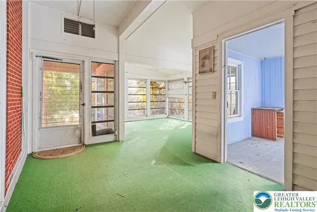 a view of a room with window