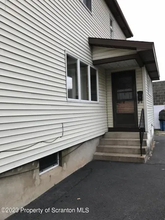 a view of a house with a door