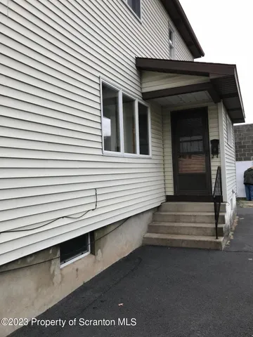 a view of a house with a door