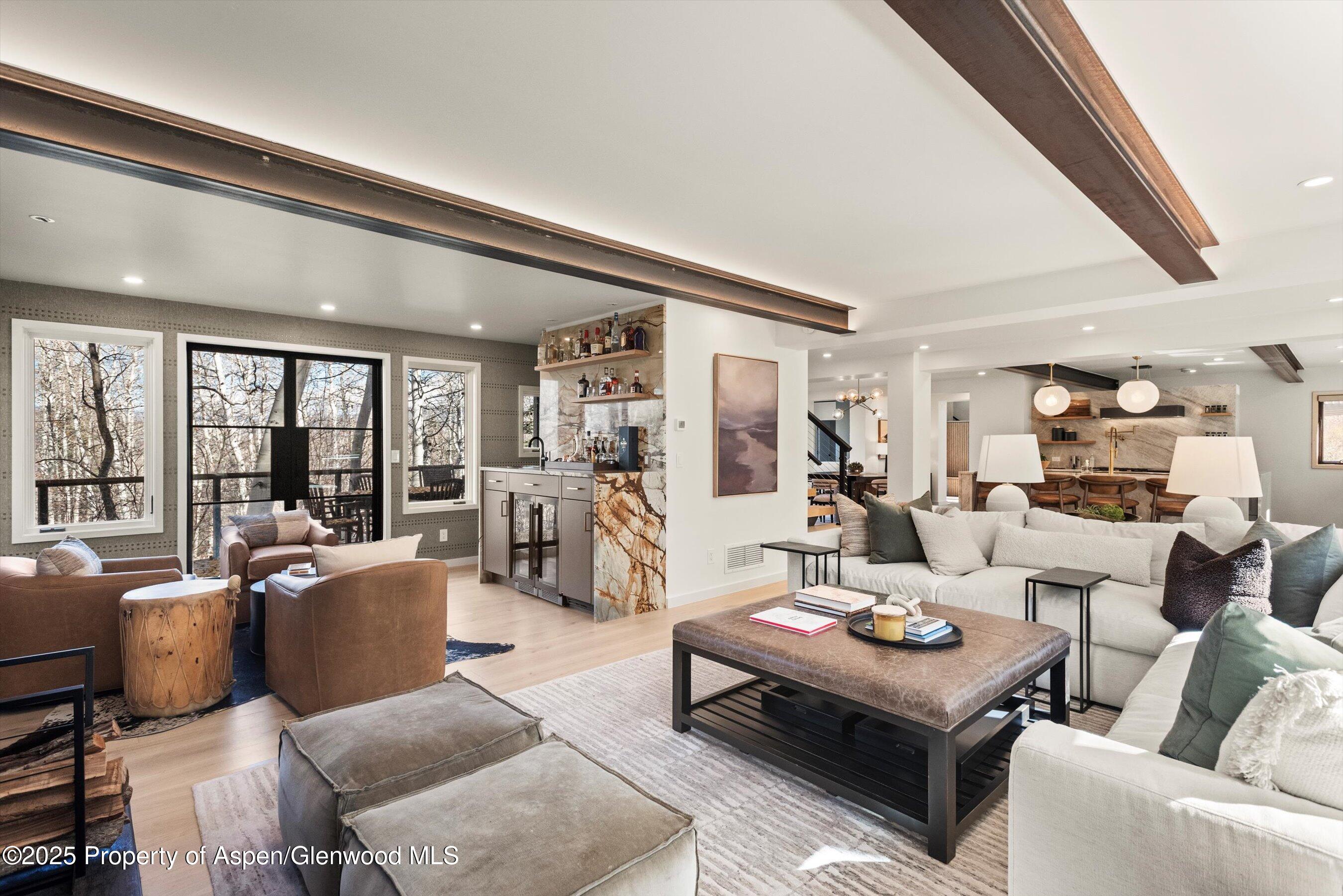626 Faraway Road Snowmass Village, CO 81615 - Photo 6 of 23 a living room with furniture and a table