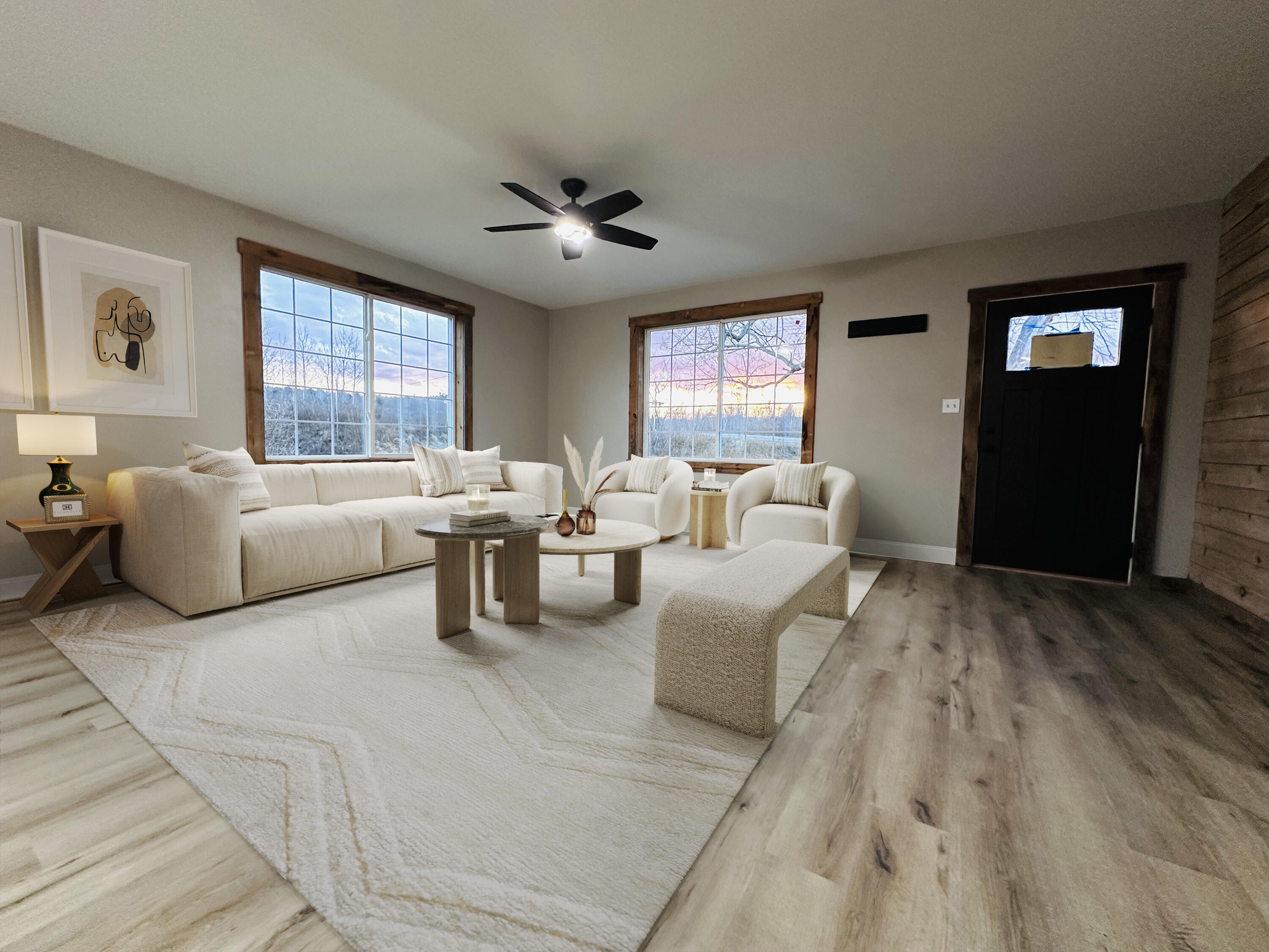 1272 Lakins Road Etna, ME 04434 - Photo 7 of 41 Open Concept Living/Dining/Kitchen