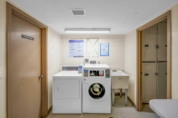 a view of a city with tall buildings