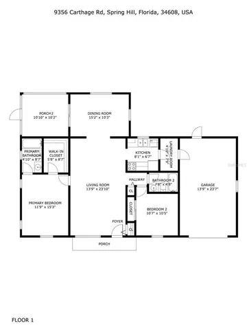 $1,495 | Undisclosed Address, Spring Hill, FL 34608