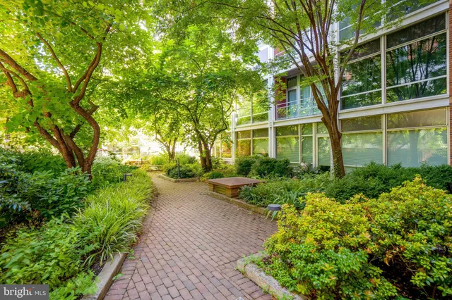 a front view of a building