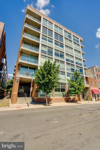 a front view of a building