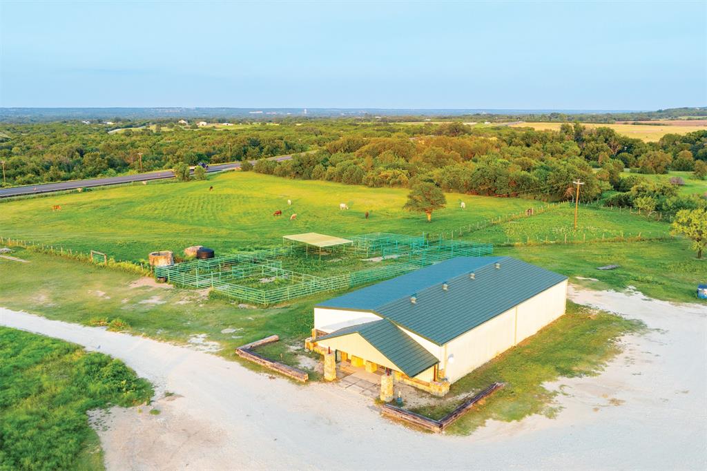 10771 6th Highway Meridian, TX 76665 - Photo 5 of 40 Aerial view of sparsely populated area with agricultural land