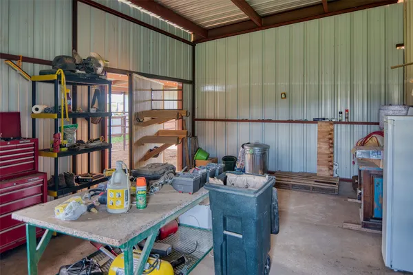 a view of storage and utility room