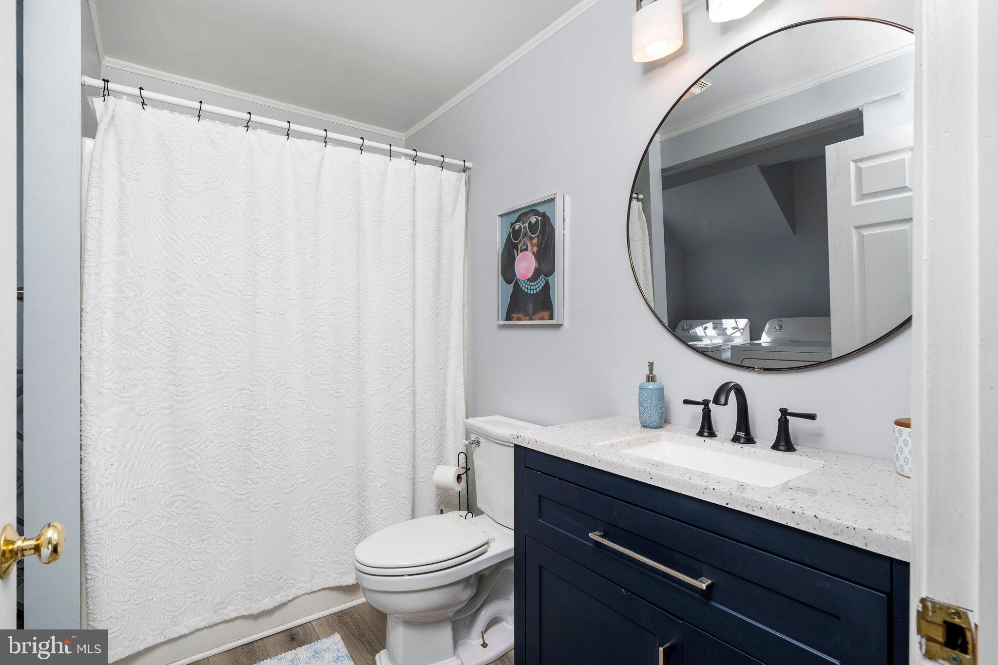 831 Conte Avenue Brick, NJ 08724 - Photo 16 of 27 a bathroom with a sink a toilet and a mirror