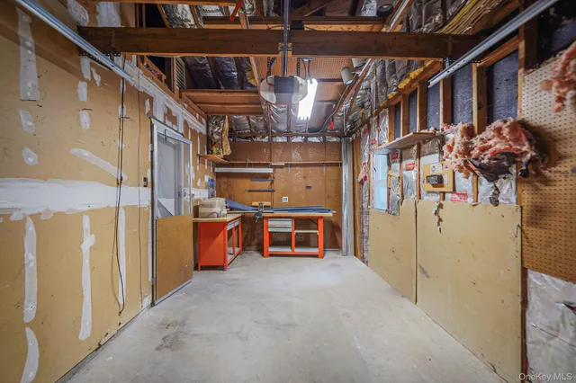 a view of storage and utility room