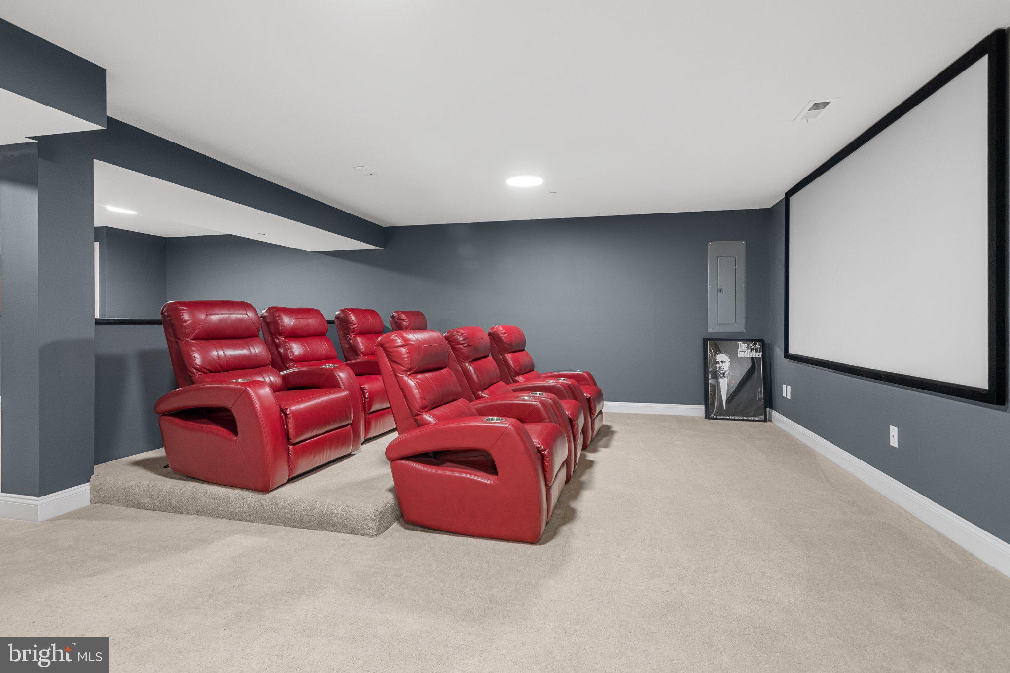 4554 Coachmans Path Court Waldorf, MD 20601 - Photo 30 of 40 Cozy home theater with plush seating.