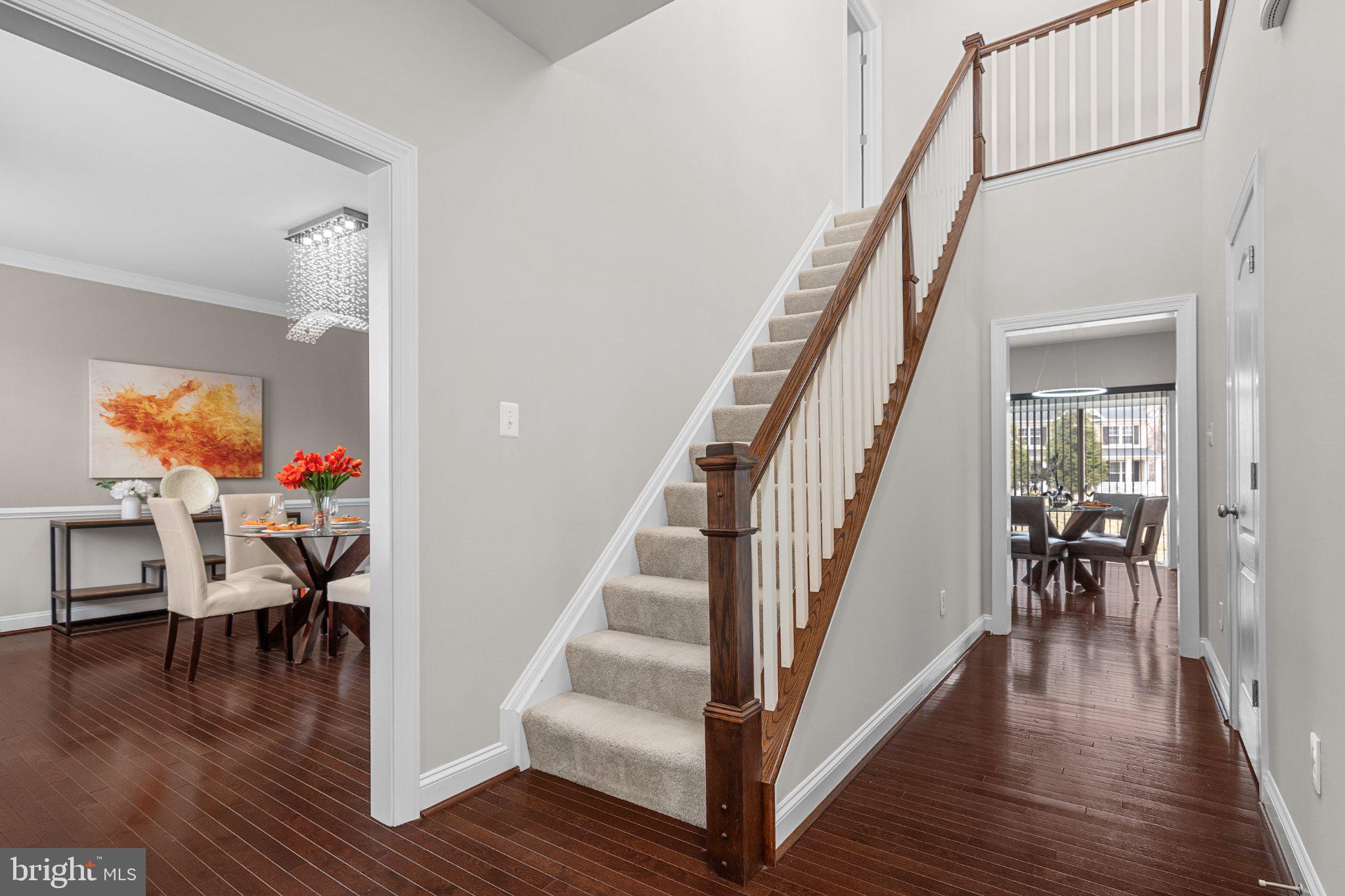 4554 Coachmans Path Court Waldorf, MD 20601 - Photo 4 of 40 Inviting entryway with elegant staircase.