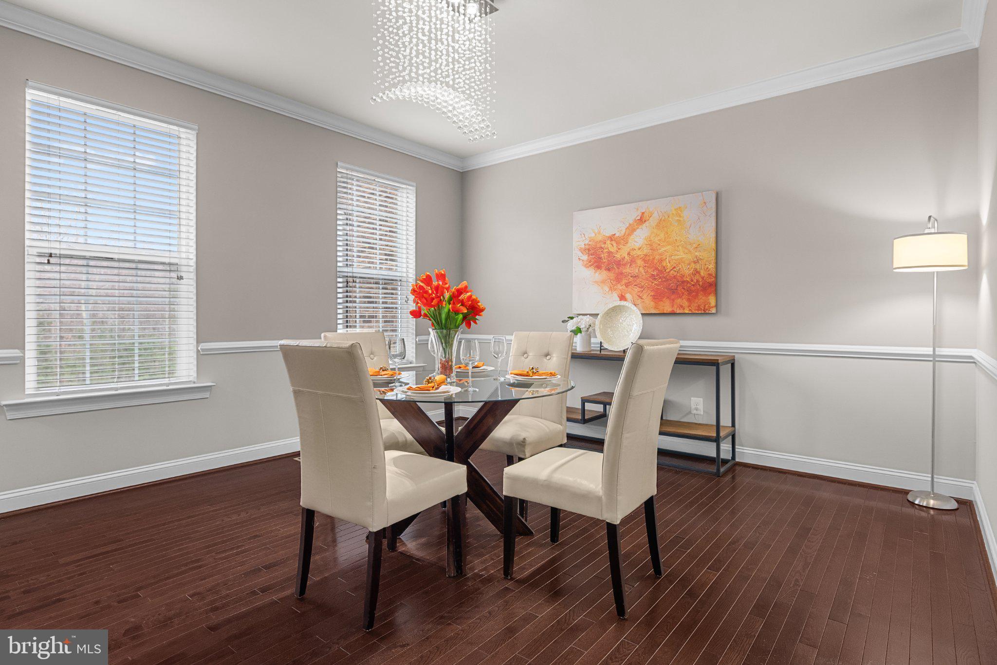 4554 Coachmans Path Court Waldorf, MD 20601 - Photo 6 of 40 Elegant dining space with modern flair.
