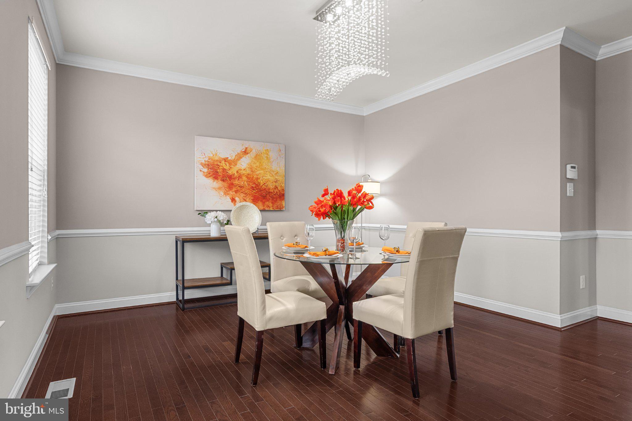 4554 Coachmans Path Court Waldorf, MD 20601 - Photo 6 of 40 Elegant dining space with modern flair.