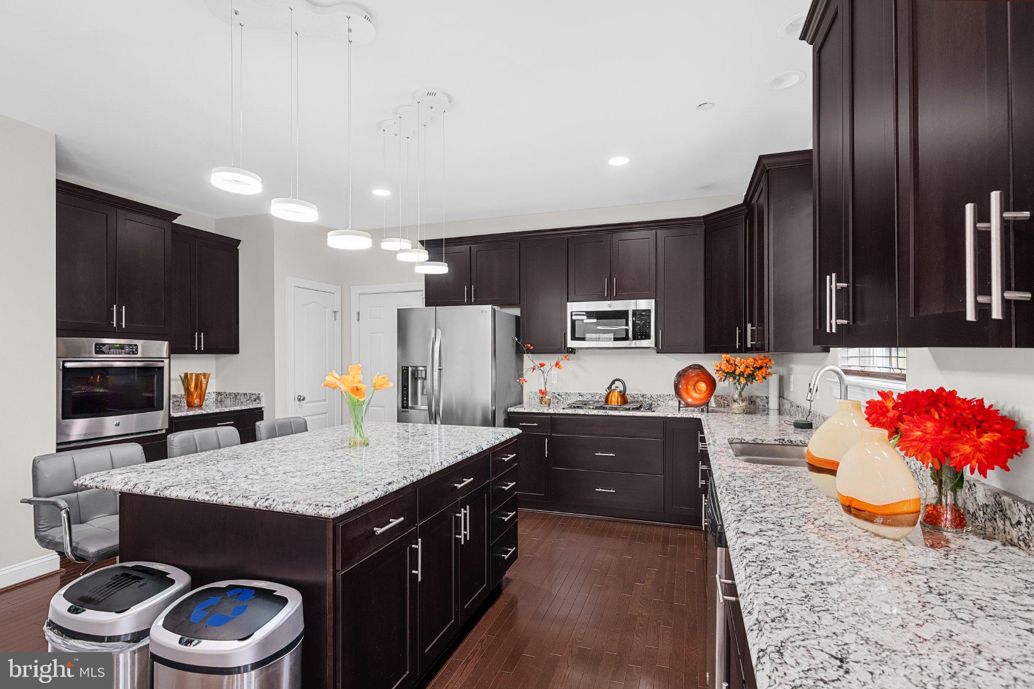 4554 Coachmans Path Court Waldorf, MD 20601 - Photo 9 of 40 Sleek modern kitchen with elegant finishes.