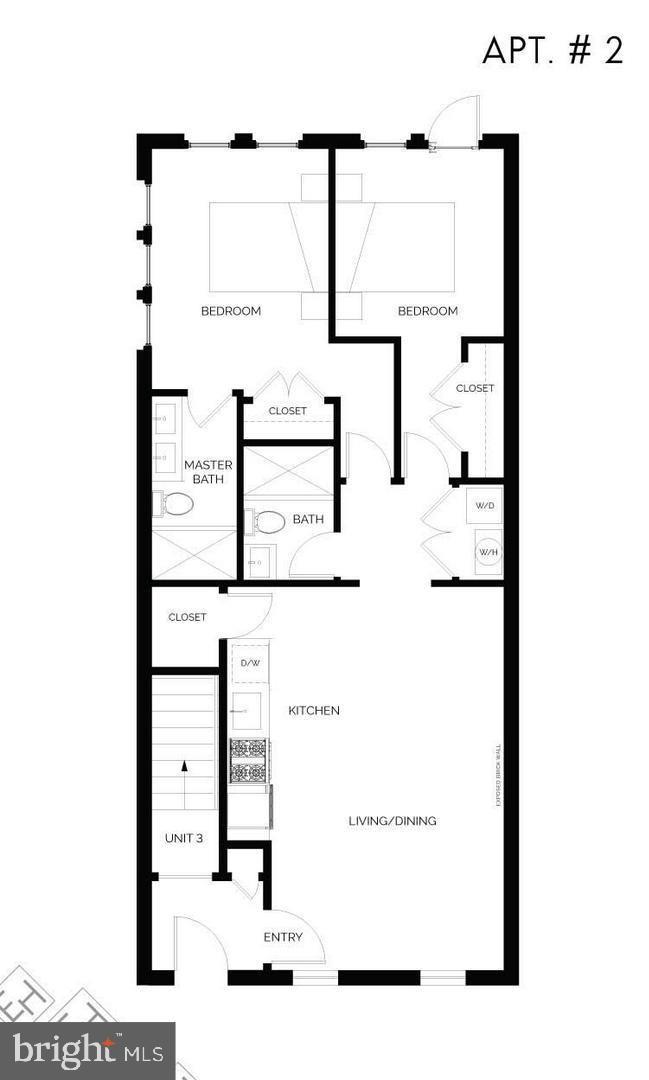 725 Euclid Street Northwest, Unit 2 Washington, DC 20001 - Photo 14 of 14 a picture of a floor plan