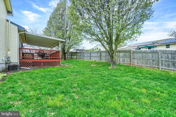 a view of a backyard with a garden and plants