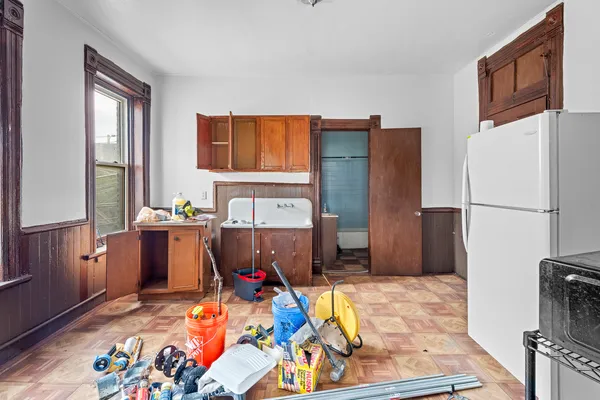 a view of a room with window