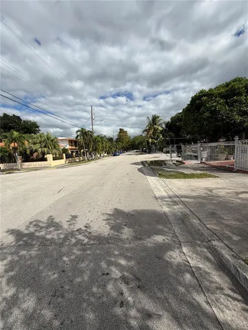 a bathroom with a sink vanity and mirror