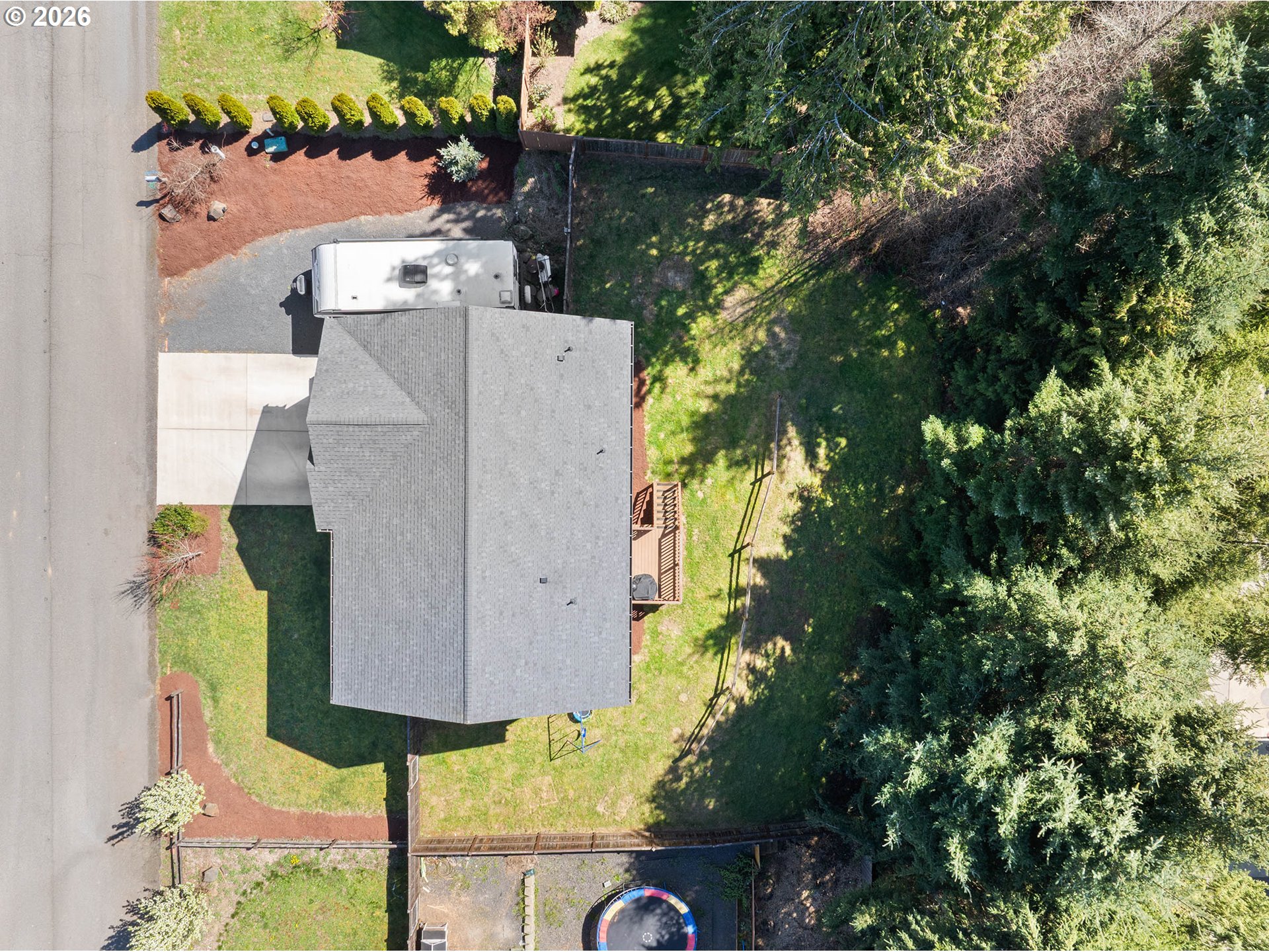 204 St Helens Way Winlock, WA 98596 - Photo 31 of 42 an aerial view of a house with a garden